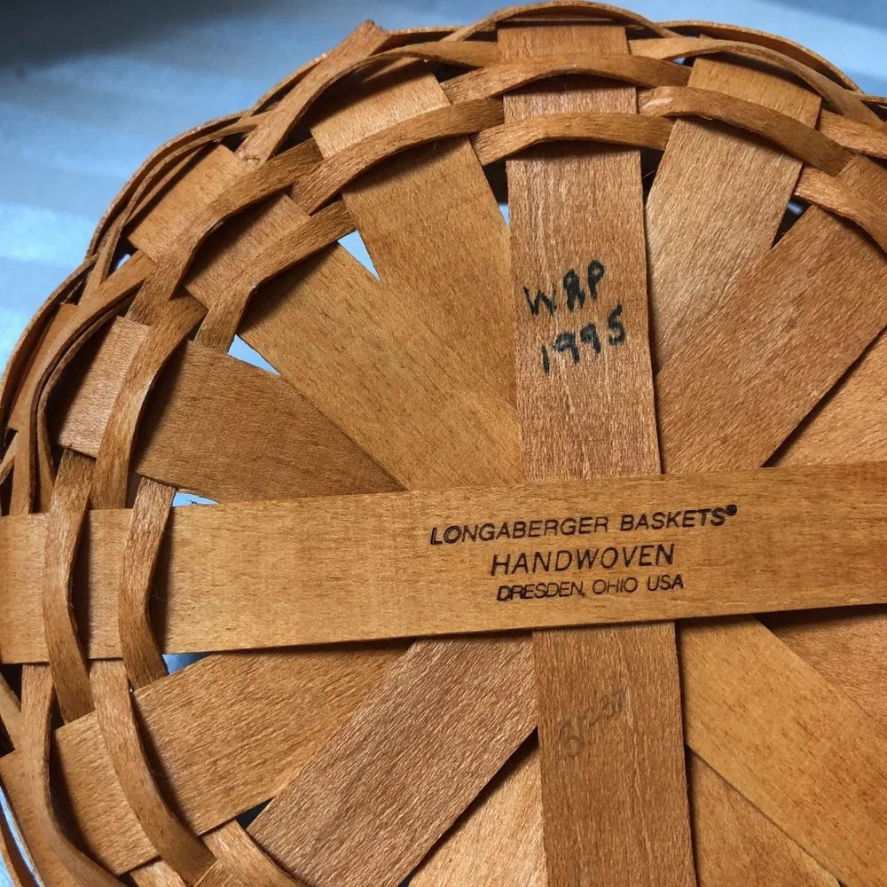 2x Longaberger Baskets + 4 other small wicker baskets (6 total)